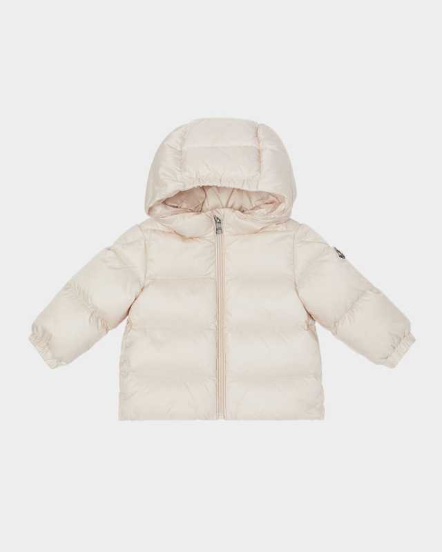 Girl's Sharon Long Season Hooded Down Jacket, Size 6M-